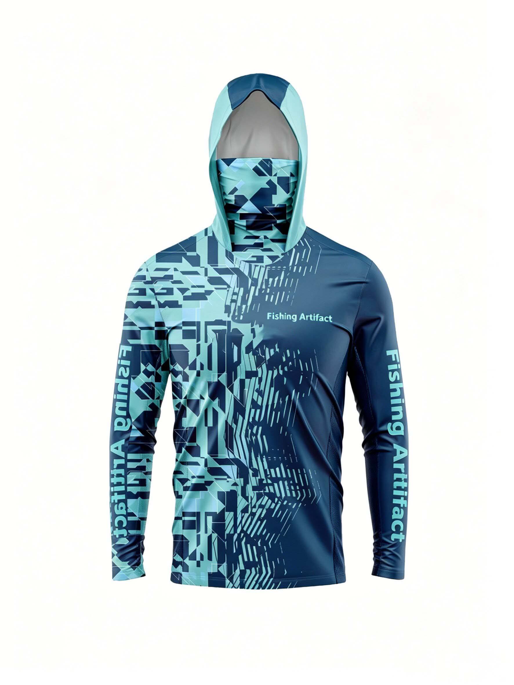 Fishing Hoodie - Мужская летняя футболка с капюшоном для