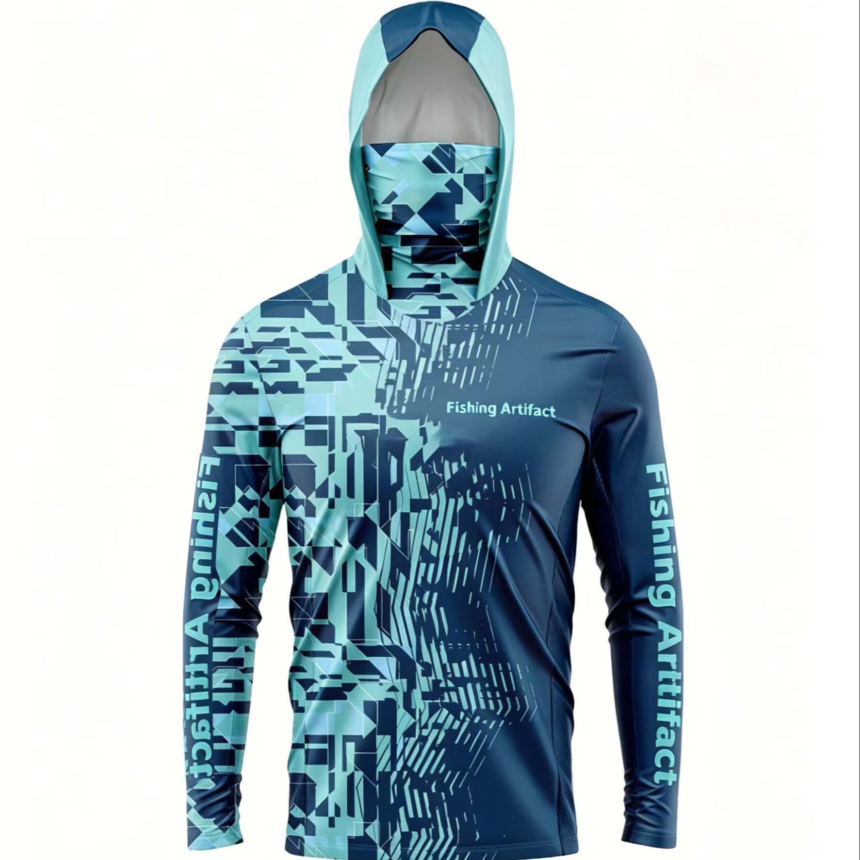 Мужская летняя футболка с капю – обзор и цена Fishing Hoodie