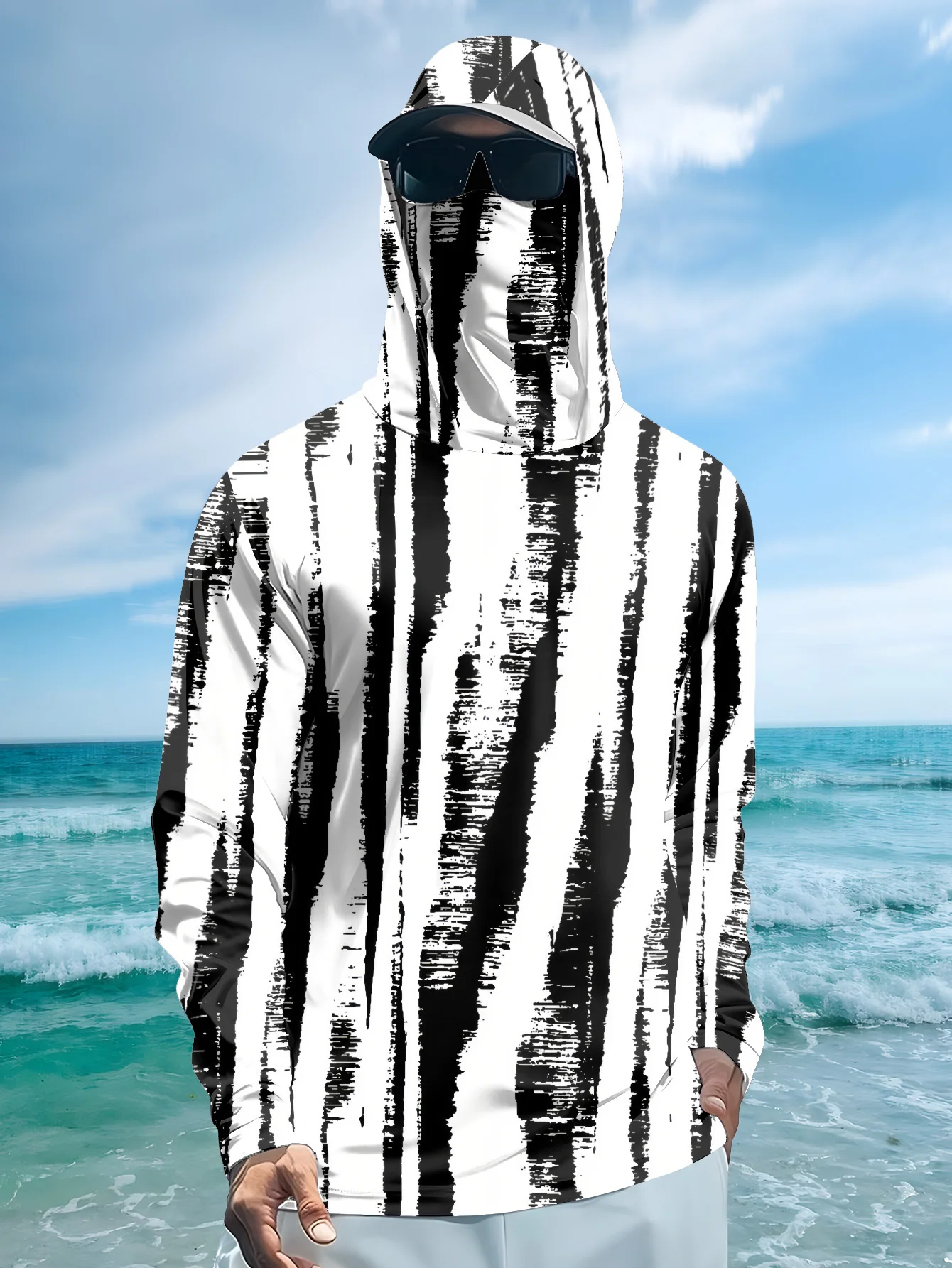 Мужская худи для рыбалки в чер – обзор и цена Fishing Hoodie