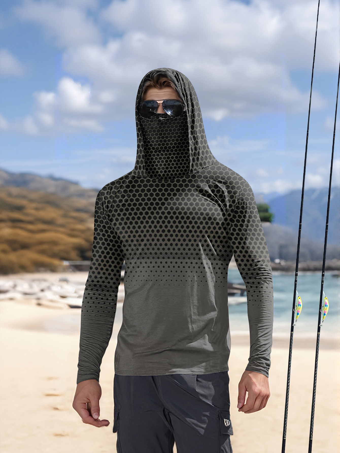 Мужская летняя рыбацкая толсто – обзор и цена Fishing Hoodie