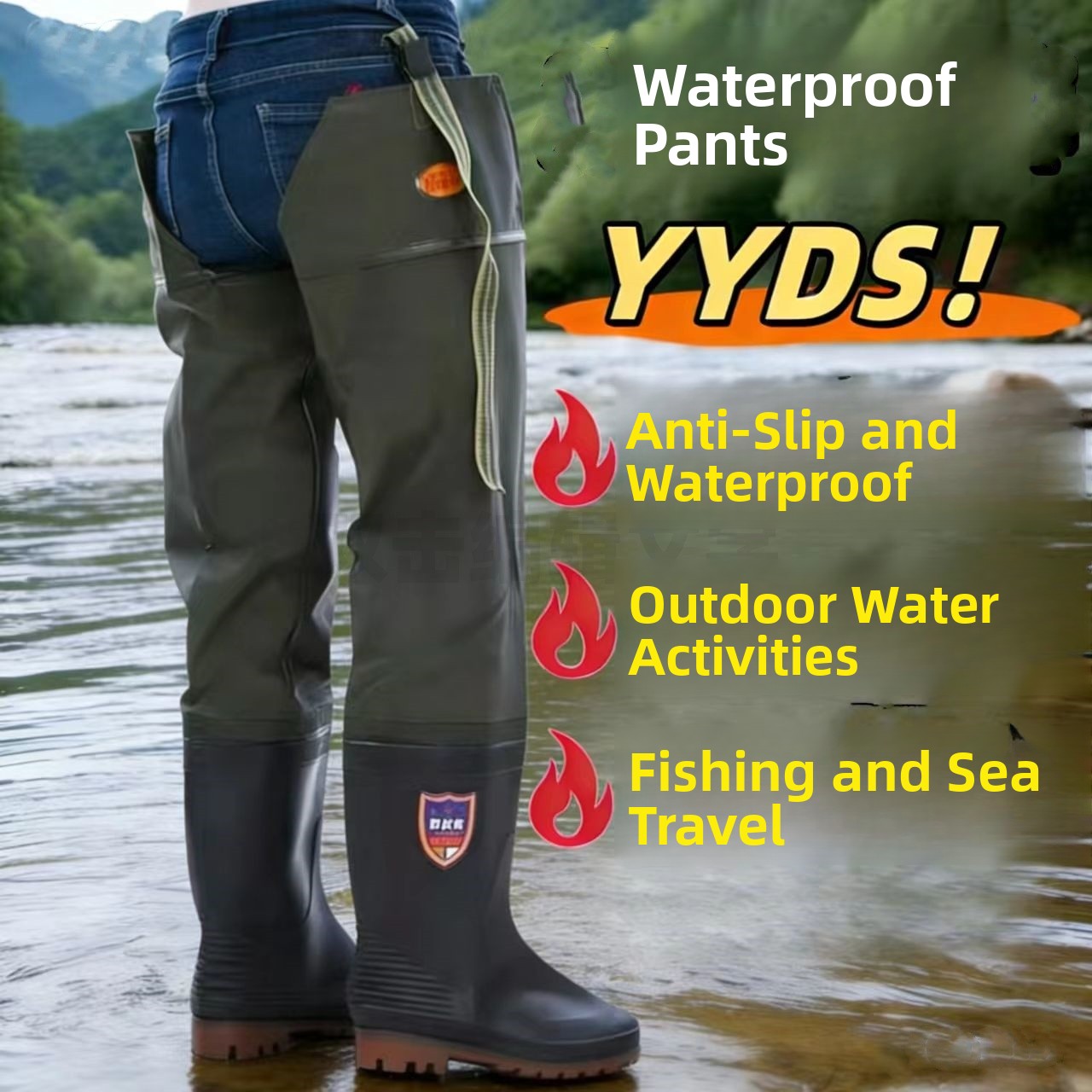 Утолщенные высокие резиновые с – обзор и цена Fishing Waders