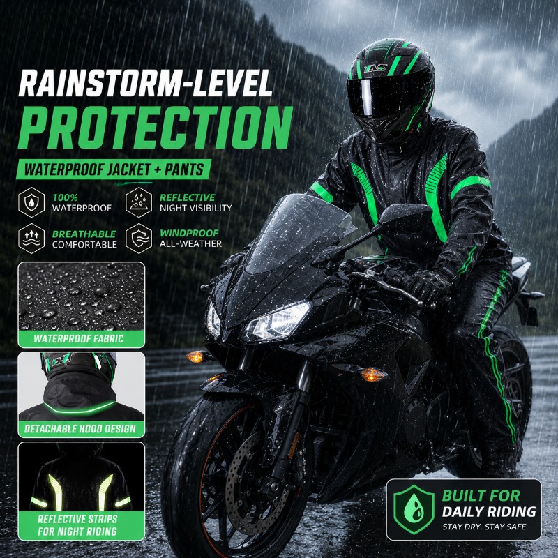 Мотоциклетный дождевой костюм: – обзор и цена Fishing Rain Suit
